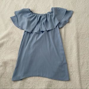 TOPSHOP OFF SHOULDER MINI DRESS